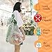 Reusable Produce Cotton Mesh Bag - SURDOCA Natural Cotton Net String Shopping Tote Bag ,1PC