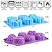 Flower Assorted Silicone Molds for Candy,Tart, Ice Cube Tray, Handmade Jelly, Soap, Pudding, Muffin, Cupcake