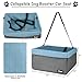 JESPET & GOOPAWS Dog Booster Seats for Cars, Portable Dog Car Seat Travel Carrier with Seat Belt for 24lbs Pets