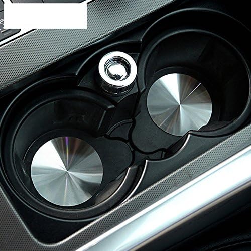 HERBEN Stainless Steel Front Cup Holder Coaster for Mercedes Benz A/B/C/E/CLA/GLA/GLC/GL Class for Range Rover Sport Discovery 4 Universal Accessories