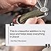 OrbitKey Canvas Key Organizer | Made with Woven Canvas, Stainless Steel Locking Mechanism, Slim & Quiet Profile | Holds up to 7 Keys, Navy