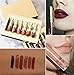 Witspace 6 Pcs/Set Lipsticks Liquid Matte Lip Gloss Long Lasting Lip Liner Makeup Lip Balm Kit