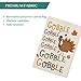 AVOIN colorlife Gobble Gobble Turkey Garden Flag 12 x 18 Inch Double Sided, Fall Thanksgiving Yard Outdoor Decorative Flag