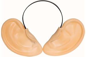 Fake Pig Ears Headband - Oversized Big Ears Costume Accessory for Halloween Cosplay Party Dress Up