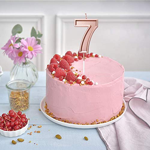 AOSTAR-Birthday-Candles-Number-Rose-Gold-Glitter-Numeral-Candles-Cake-Topper-Decoration-for-Birthdays-Wedding-Reunions-Party-Number-0