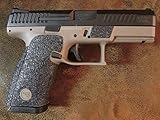 Sand-Paper-Pistol-Grips Black Textured Rubber (Peel and Stick) Grip Enhancements for The CZ P-10 C