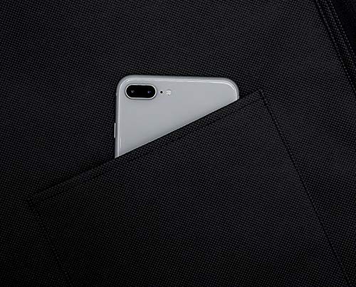 Zireem Kleidersack inkl. kostenlosem Schuhbeutel | Premium Stabil Anzugtasche | Kleiderhülle | Atmungsaktiv | Hochwertiger Anzugsack | Schwarz | 110 × 60 cm |