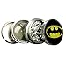 Grinder Batman Bat Signal Logo D1 Chrome Silver 2.5