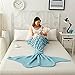Coroler Stylish Queen Mermaid Blanket Extra Large Mermaid Tail Sleeping Bags With...