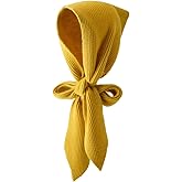 Women Winter Knitted Hooded Hat Pure Color Long Scarf Cap Warm Shawl Wrap Head Scarves Pullover Hat for Winter Fall