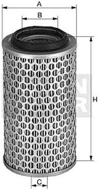 Filtro aria MANN-FILTER C 23 440/3 383mm, 228mm, Cartuccia filtro