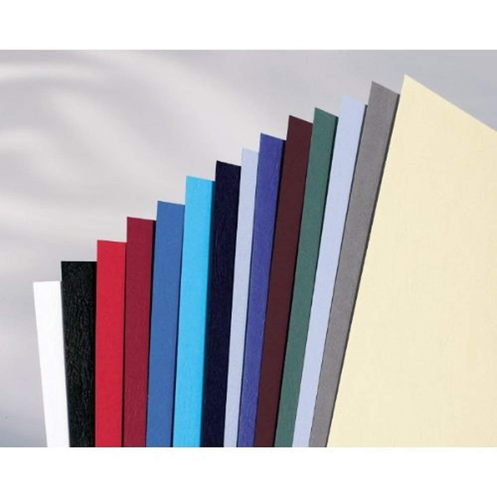 GBC ProView CE040045 Leather-Grained Cardboard A4 Dark Green 250 g/m2 Pack of 100