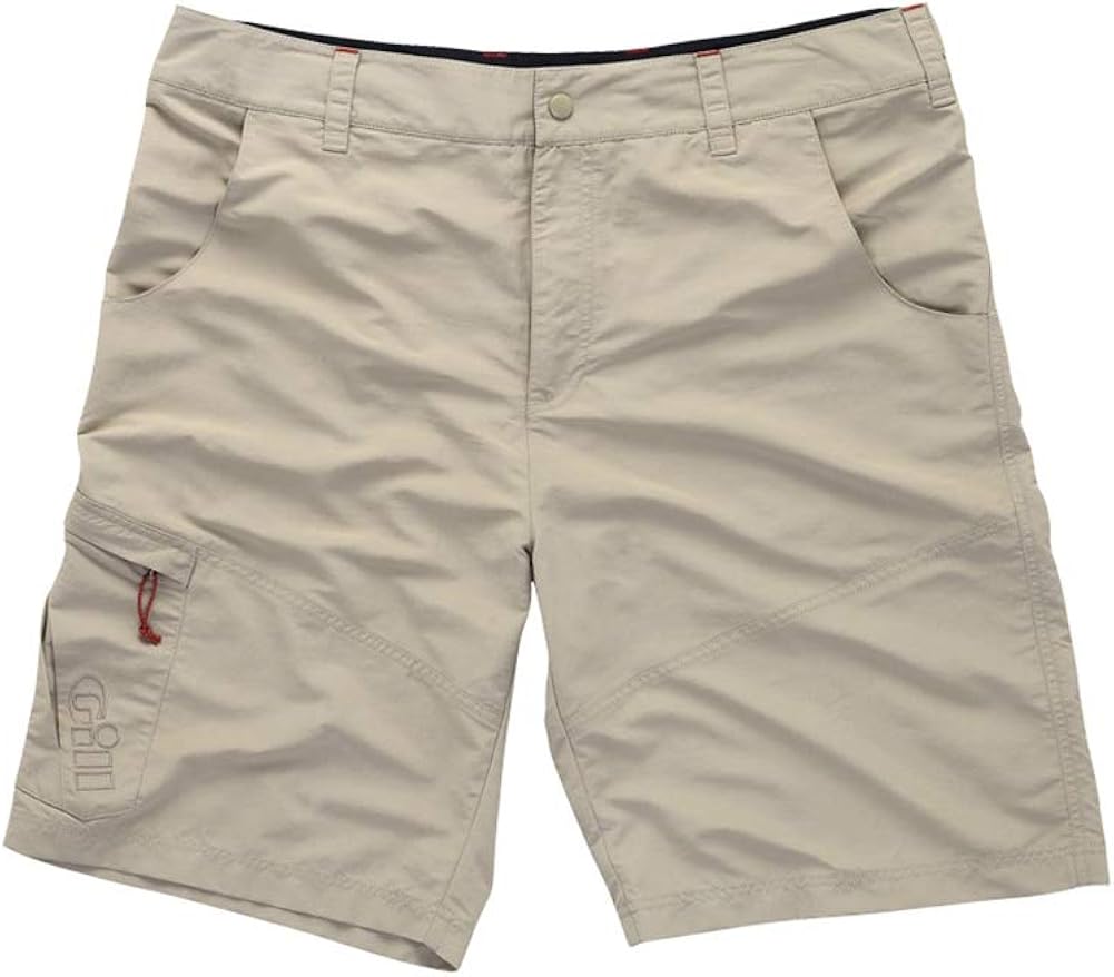 Gill Men's UV ProTec Sun Protective QuickDrying Sailing Shorts, Khaki, 3XLarge
