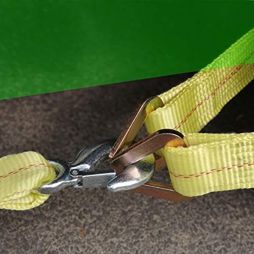 KJE Axle Tie Down Strap, 2"X36" Premium Axle Tie Down Strap with DRing