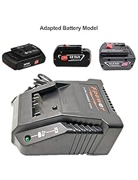 1018 K Cargador de batería de repuesto para Bosch Broca eléctrica (14.4 V  18 V Li Ion batería BAT609G BAT618 y BAT618G) BAT609 2607336236