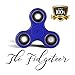 Fidgeteer Fidget Spinner EDC Toy | Anxiety and Stress Relief | Si3N4 Ceramic Bearings | Blue