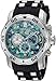 Invicta Men's 'Pro Diver' Quartz Stainless Steel and Polyurethane Casual Watch, Color:Black (Model: 24838)