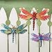 Fox Valley Traders Metal Dragonfly Plaques, Outdoor Décor, Vibrant Colors and Design, Crafted with Weather-Resistant Metal - Set of 3, by Fox River CreationsTM
