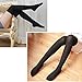 Ysense Pack of 2 Womens Girls Winter Over Knee Leg Warmer Knit Crochet Socks Leggings, (Black/Grey), One Size