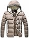 ZSHOW Men's Winter Hooded Cotton Jacket Sports Quilted Outerwear