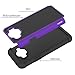OEAGO Samsung Galaxy J3 6 (2016) Case, Galaxy J3 V J3V Case, Galaxy Sky Case, Galaxy Amp Prime Case, Galaxy Express Prime Case, Galaxy Sol Case, Shock-Absorption Dual Layer Protective Cover - Purple