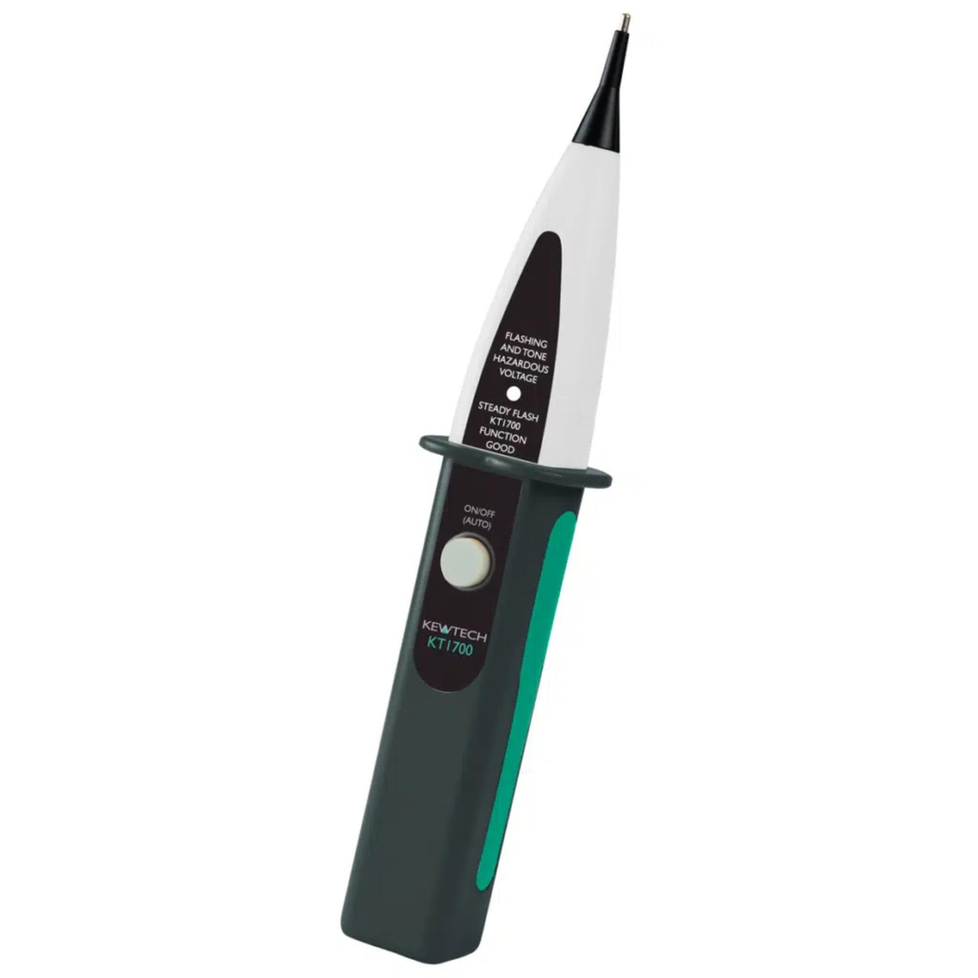 Kewtech KT1700 Single Pole Voltage Tester 50–600V AC & Phase Indication, Off-White, Grey