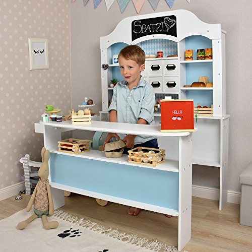 Roba-Baumann Kaufladen München aus Holz - Großer Kaufmannsladen für Kinder – Bild 6
