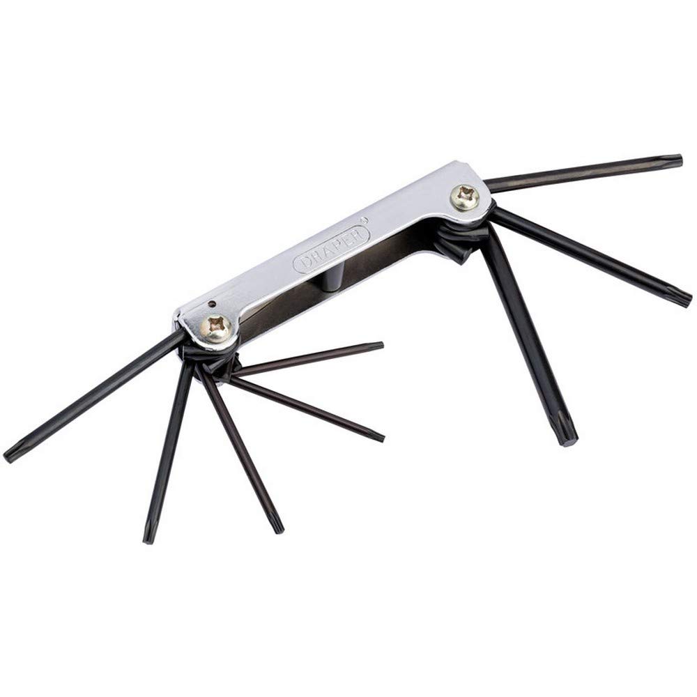 Draper 33826 Tx-Star Pocket Key Set, 8 Pieces