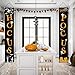 Whaline Hocus Pocus Halloween Banner Indoor/Outdoor Decorative Hanging Sign for Home Office Front Door Porch Welcome Halloween Decorations