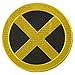 J&C Marvel Comics X-Men Wolverine 4" Logo Logan Embroidered Sew/Iron-on Patch