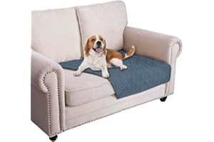 Ameritex Waterproof Blanket Reversible Dog Bed Cover Pet Blanket for Furniture Bed Couch Sofa