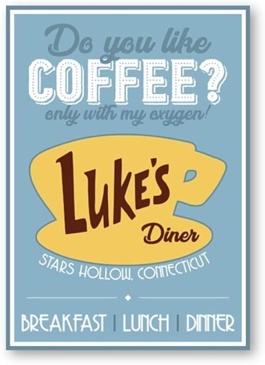 Cnhnwj Gilmore Girls Classic Movie Poster Prints Decorazioni Per La Casa Luke S Diner Stampe Da Parete Quadri Quadro Su Tela Kitchen Decorazioni Parete 40x60cmx1 Nessuna Cornice Amazon It Casa E Cucina