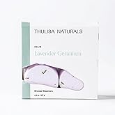 Thulisa Naturals Lavender Shower Steamers Aromatherapy | Organic Shower Bombs with Essential Oils | Self Care Christmas Birthday & Spa Gifts for Women & Men | Stocking Stuffers | 4 Pack