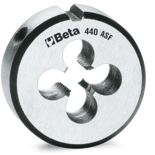 Beta 4400244 Round Die, Made From Chrome-steel, 7/16" x 38.1mm, 1-1/2" O/D