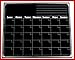 Allan-K Products Monthly Dry Erase Board, Magnetic 16 x 12, Black