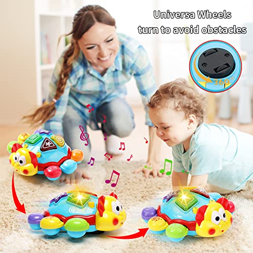 WWXICLG Baby Toys 6 to 12 Months， Light Up Musical Toys， Tummy Time