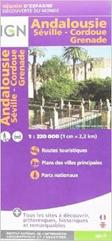 86219 ANDALOUSIE/SEVILLE/CORDOU/GRENADE 1/200.000