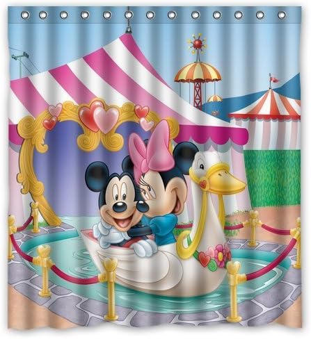 Aloundi Custom Design Mickey and Minnie Waterproof Fabric
