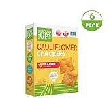 Real Food From the Ground Up Cauliflower Crackers - 6 Pack (Nacho, Crackers)