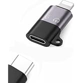 AUPEYZ for Microphone Receiver Type-C to Lighting Adapter, USB-C to Lighting Converter for DJI Mic Mini,Mic 3 &ndash; Compatible with i-Phone 14/13/12/11, XS Mac, PC (1pcs)