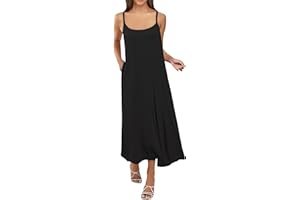 CAOQAO Women Full Slips Sexy Soft Slip Dress for Under Dress Spaghetti Strap Cami Slip Chemises V Neck Negligee Plus Size
