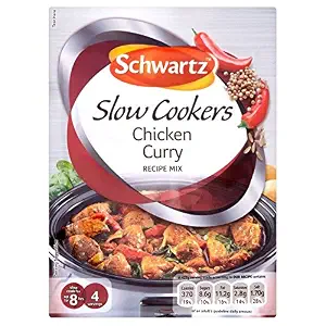 Schwartz Slow Cooker Chicken Curry Recipe Mix (33g) - Pack of 6