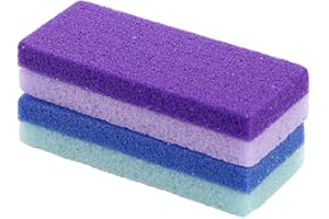 WELANGBN Foot Pumice Stone for Feet Hard Skin Callus Remover and Scrubber (Pack of 2) (Blue&Purple)