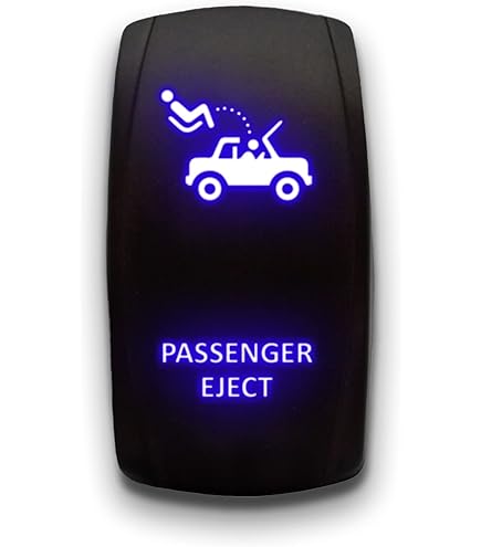 Night Vision - Blue - Laser Etched Toggle Switch 20A 12V