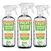 Eat Cleaner Fruit and Vegetable Wash Removes Harmful Residue Water Can't, Patented Veggie Wash Spray Extends Produce Life Up to 5X, Prevents Browning, Eliminates Waste, Vegan, Non GMO, 3-pack (12 oz)