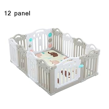 plastic playpen grey