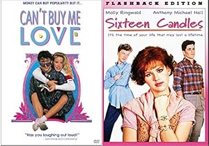 Image of Sixteen Candles & Can't Buy Me Love... Fun Comedy 80's High School Teen movie Set Double Feature