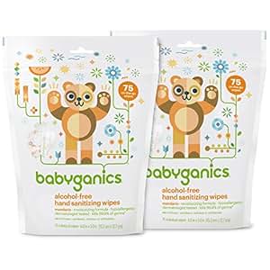 Amazon.com: Babyganics Alcohol-Free, Hand Sanitizing Wipes