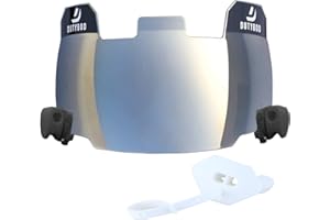 DUTYBOD Football Visors Football Helmet Visor with Clips Scratch Resistant Visor and Football Mouth Guard Sets for Youth & Adult