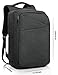 Tocode Travel Laptop Backpack, Business Anti Theft Laptops Backpack with USB Charging Port, Water Resistant College School Computer Bag for Women & Men Fits 15.6 inch Laptop - Black